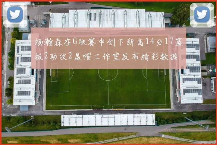 杨瀚森在G联赛中创下新高14分17篮板2助攻2盖帽工作室发布精彩数据海报